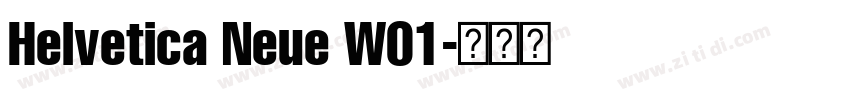Helvetica Neue W01字体转换